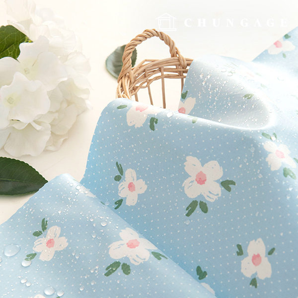 防水布 Laminate 防水布 Floral Flower TPU Sky Picnic