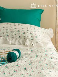 Jijimi Fabric Floral Pattern Flower Ripple 泡泡紗面料寬廣布料 Marianne 718