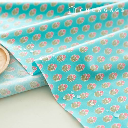 防水布 Floral Flower Laminate 防水布 TPU Suadella