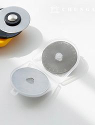 圓形切割刀替換刀片 45 毫米 2 件裝有刻度數字