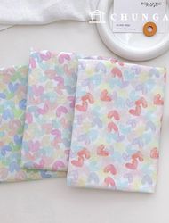 棉布60% 愛心布 寬幅 Pastel Love Heart 3種