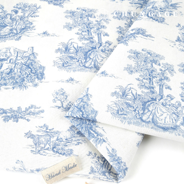 亞麻布料 11 件 E-DTP 環保寬 ML1790 Blois Chateau