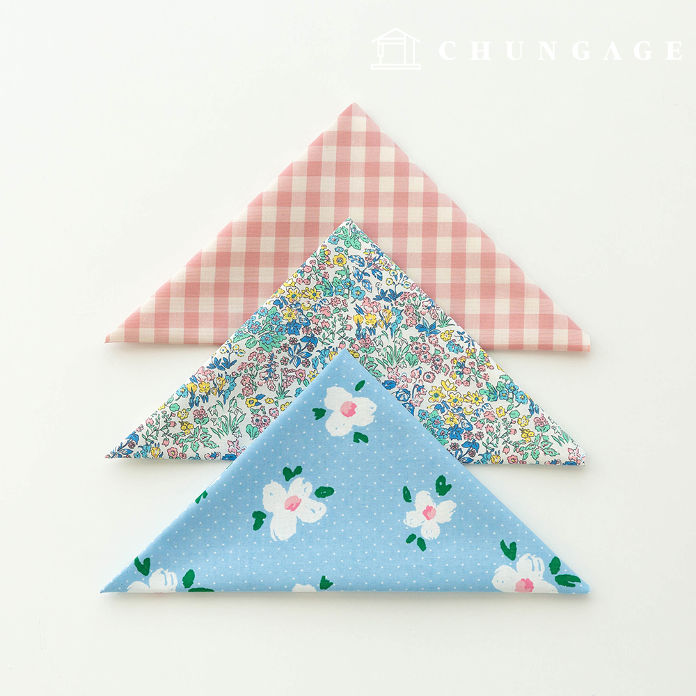 布料包 碎花布料 格紋花紋布料 絨毛玩具 狗狗衣服製作 3 種款式 203