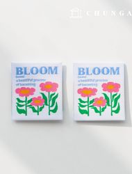 棉標雙折織嘜 Bloom Garden 2pcs
