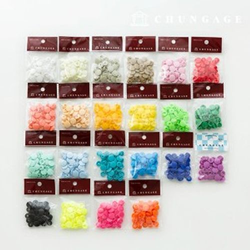 Snap Button Plastic T Button Snap Button T Button Round 12mm 23款