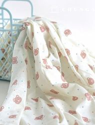 有機提花大丸布料單身提花寬幅山藥山藥熊