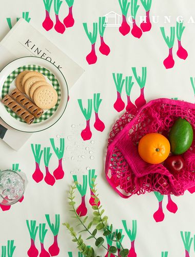 防水布DTP防水布寬幅圖案布料大蘿蔔W105