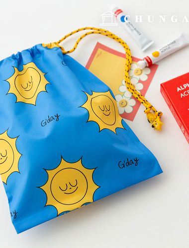 防水布 DTP 防水布 寬幅圖案布料 Good Day W107