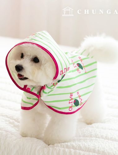 防水布 DTP 防水布寬條紋橄欖色Rubber W124