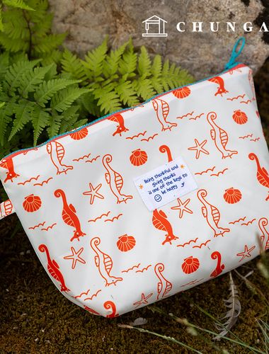 防水布DTP防水布寬幅夏布深橘黃彩海W140