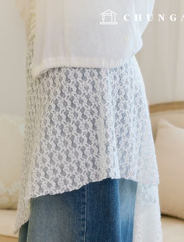 蕾絲布料衝擊羅素網壓花寬度布料花雲2種類型