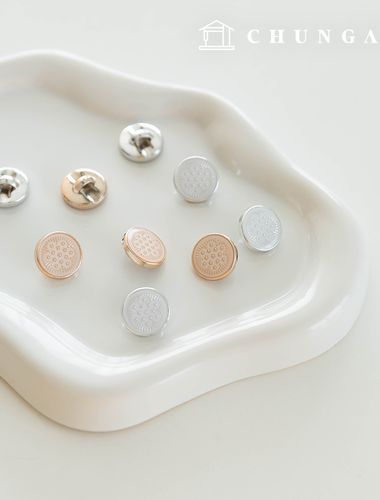 圓領樹脂金鈕扣紐扣製作