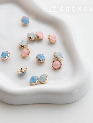 極光寶石圓形扣環服裝製作