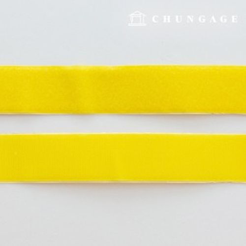 魔鬼氈黏性 50 毫米黏性魔鬼氈膠帶 1 件雙面黃色