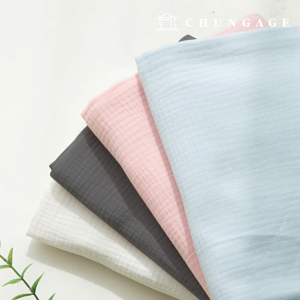 Yoru 麻紗布寬幅水洗綿 3 中素色 Banibebe