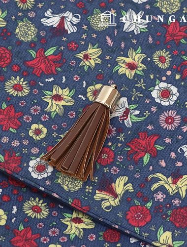 皮流蘇裝飾奢華裙深棕色 85856