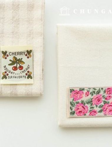 棉質標籤雙面織標 復原/古櫻花 2件套裝
