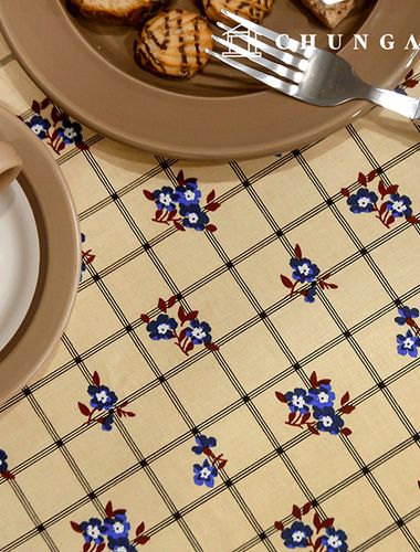 棉質桌布 桌布 桌罩 Dol 餐桌活動桌布 復古好友 90x110