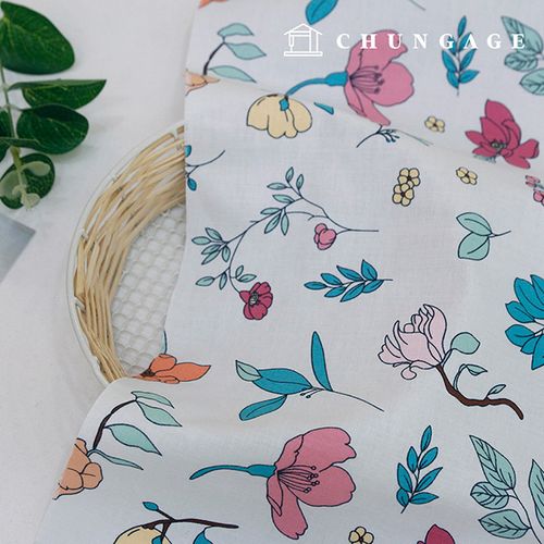 棉質桌布 桌布 桌罩 Dol 餐桌 活動桌布 植物花卉 90x110