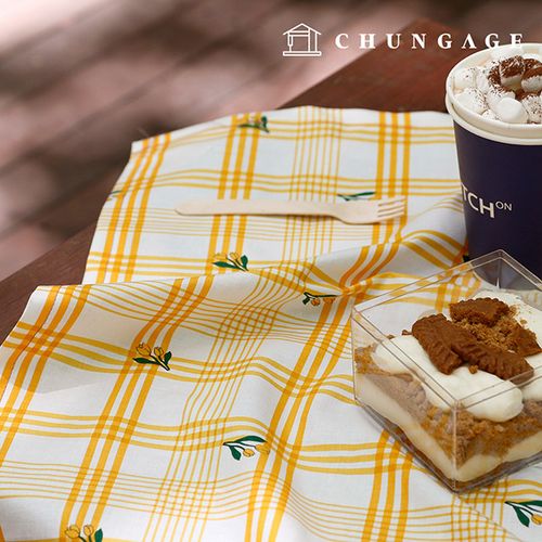 棉質桌巾 桌巾 桌罩 Dol Table 活動桌巾 芒果鬱金香 90x110