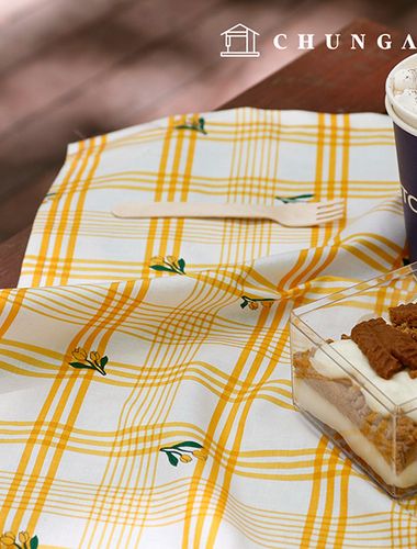 棉質桌巾 桌巾 桌罩 Dol Table 活動桌巾 芒果鬱金香 90x110