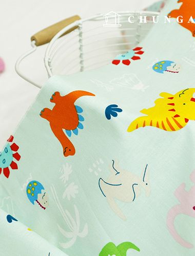 棉質桌布 桌布 桌罩 Dol Table 活動桌布 島嶼恐龍 90x110