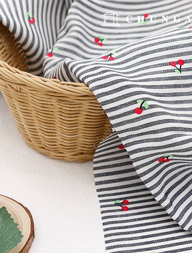 棉質桌布 桌布 桌罩 Dol Table 活動桌布 櫻桃牛奶色 90x110