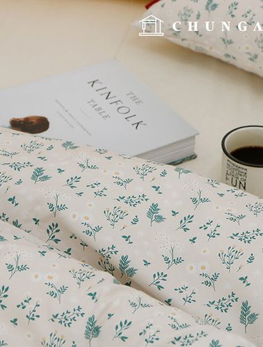 棉質桌布 桌布 桌罩 Dol 餐桌 活動桌布 綠葉 90x110