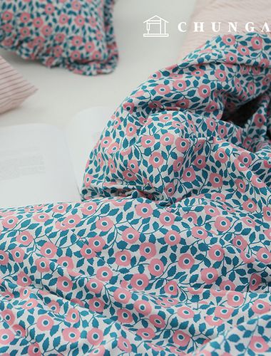 棉質桌布 桌布 桌罩 Dol 餐桌 活動桌布 花園花 90x110