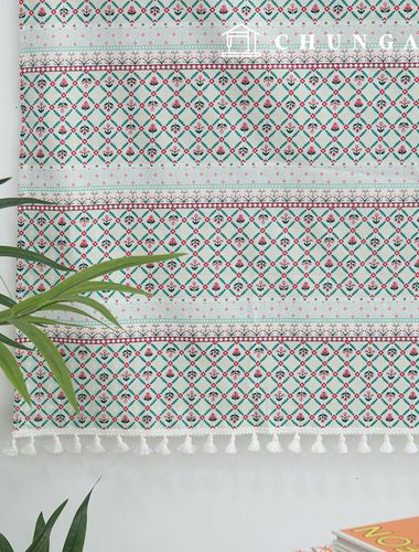 布料包 花邊布料修復/仿花圖案薄綠色拼布布料 3種 108