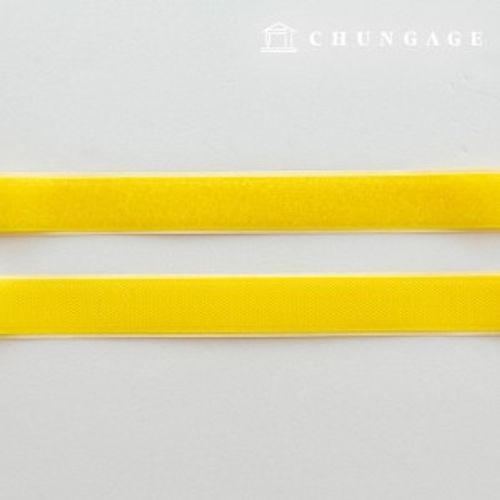 魔鬼氈黏性 25 毫米黏性魔鬼氈膠帶 1 件雙面黃色