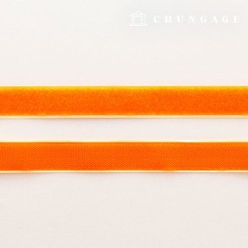 魔鬼氈黏性25mm黏性尼龍搭扣帶1片雙面女裝紅色淺黃色