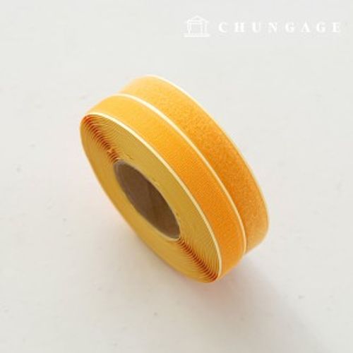 魔鬼氈膠帶10卷雙面女用膠帶黏性25mm黃色黃色