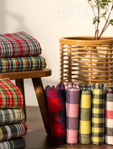 雙層紗布布料，棉紗布料，13種Versent