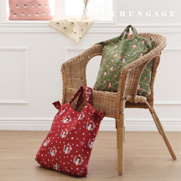 圖案蝴蝶結環保袋包製作小物品 P787