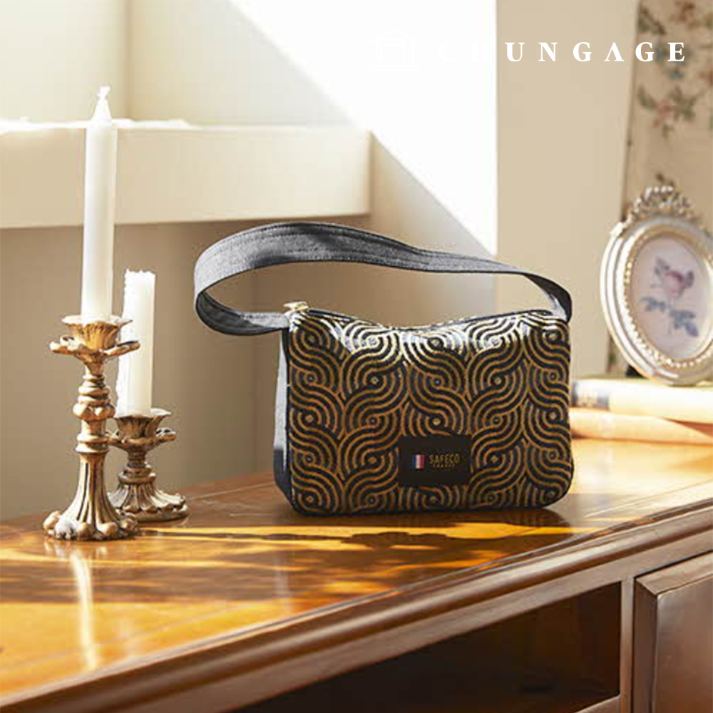 圖案包基本的簡單配彩色單肩包 P1669