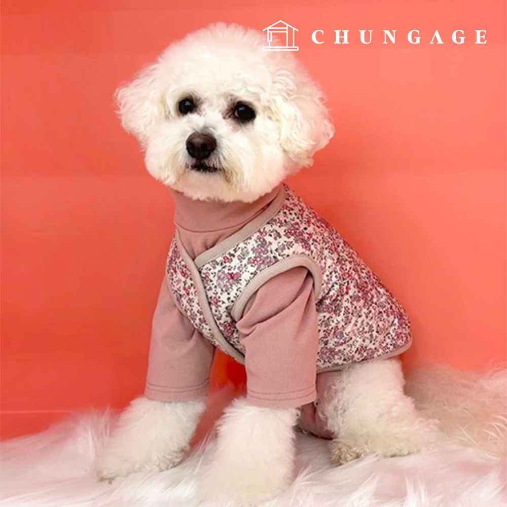 小狗伴侶犬簡易羽毛服裝馬甲服裝製作 P1765