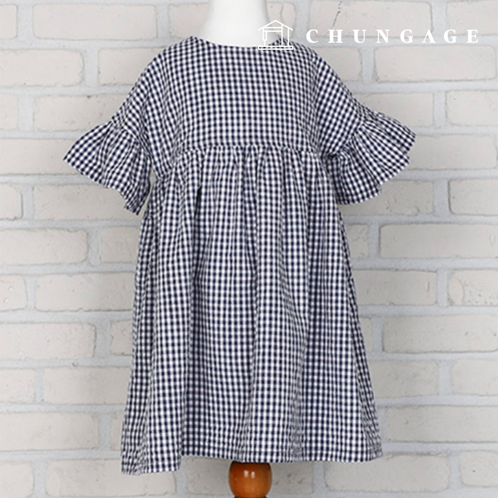 圖案兒童短袖短袖衣服製作 P1734