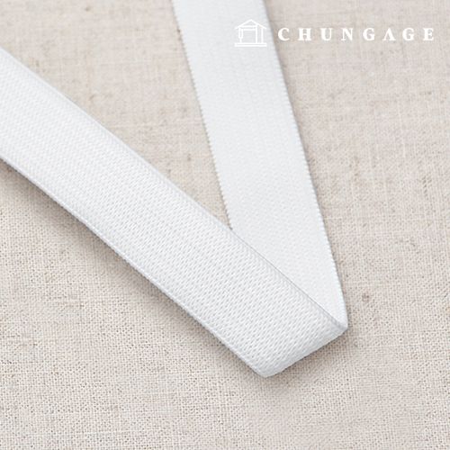 褲子鬆緊帶 15mm 鬆緊帶 基本款白色