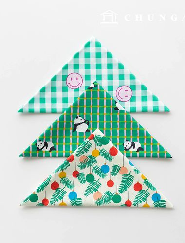 布料包 泰迪熊碎布葉格子佈料毛玩具狗衣服製作3種196