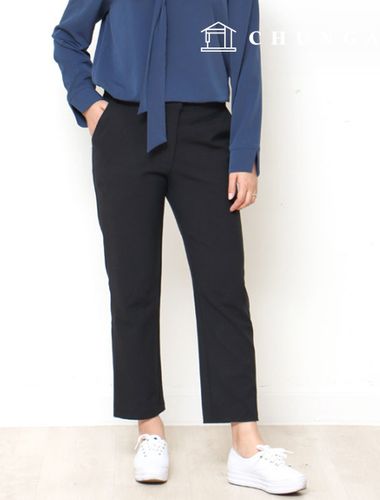 女款現代闊腿長裙製作圖解P566