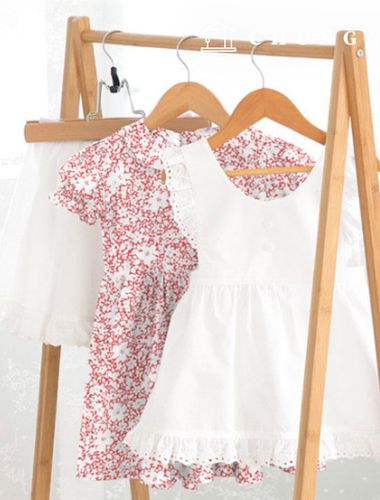 圖案兒童圍裙衣服製作 P563