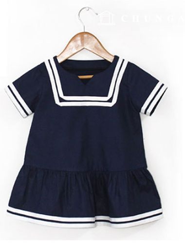 圖案兒童水手櫥窗衣服製作 P433