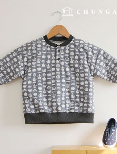 圖解：如何製作兒童亨利領襯墊T卹 P510