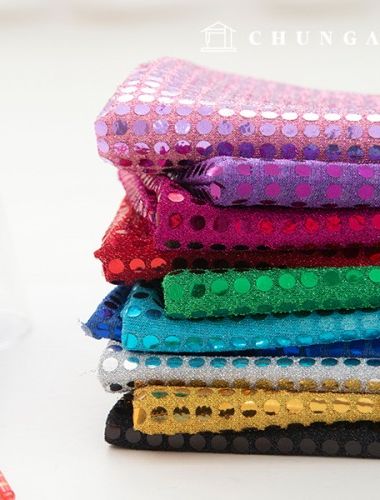 亮片面料閃光布舞台禮服派對面料萬聖節新 E 10 種