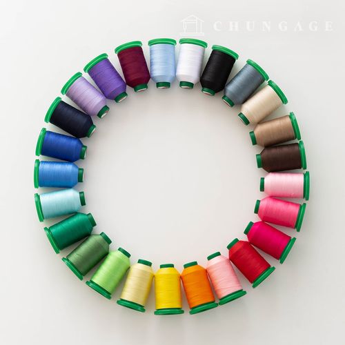 縫紉機用縫紉線,縫紉機用縫紉線,45支,2層,25種顏色,1000碼