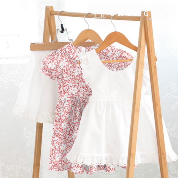 圖案兒童圍裙衣服製作 P563