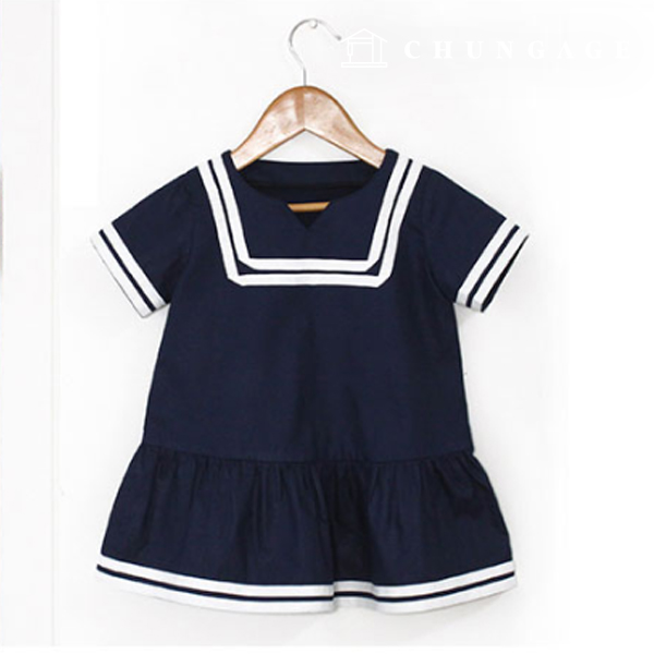 圖案兒童水手櫥窗衣服製作 P433