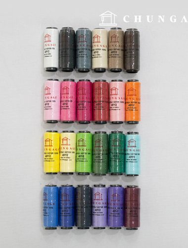 小縫紉線縫紉線縫紉機線家用工業24色服裝