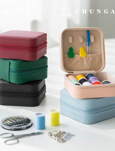 縫紉鉤盒縫紉機遺失了緞帶別針剪刀穿線器縫紉套裝